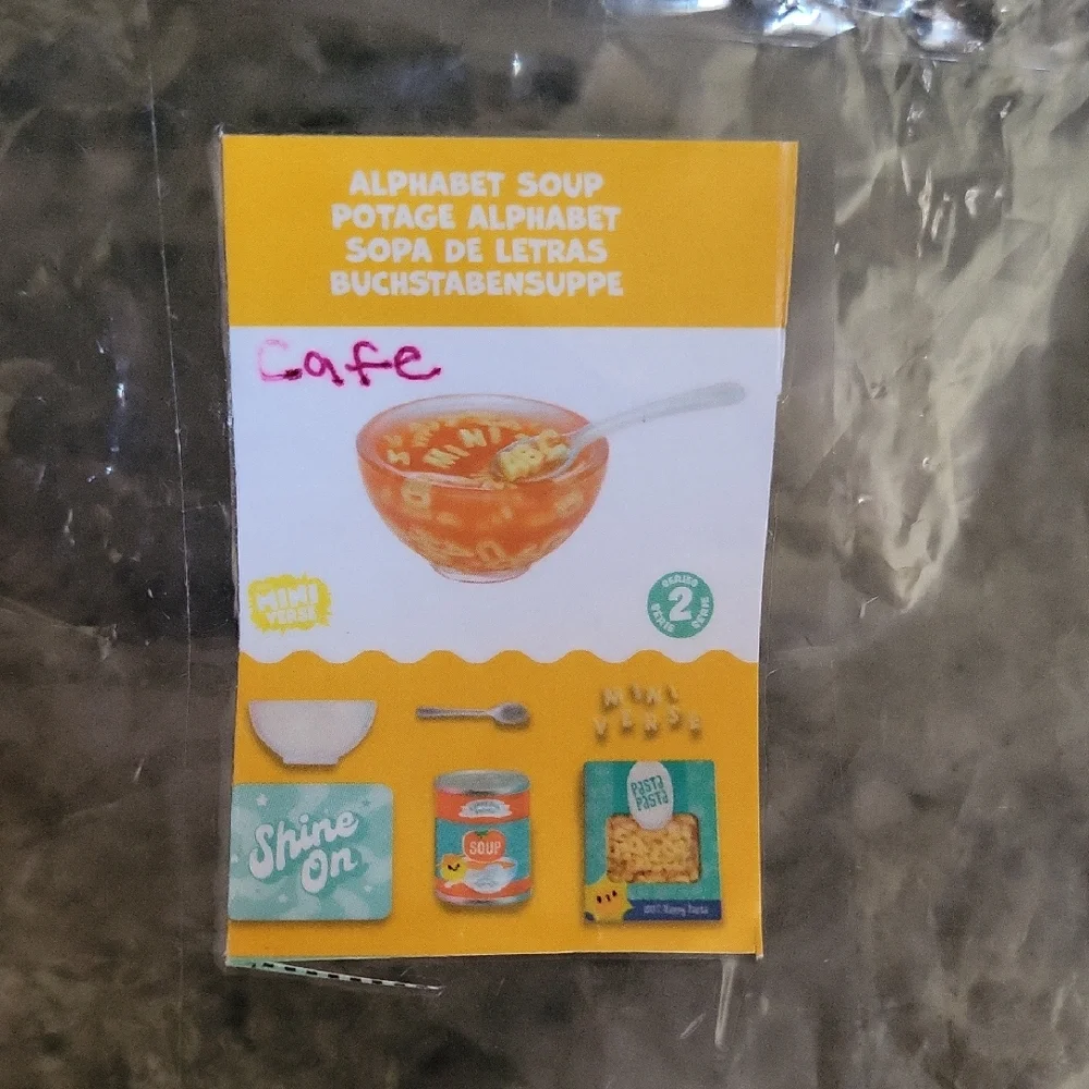 Miniverse Make It Mini Food Alphabet Soup